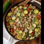 Chicken Zucchini Pasta Skillet