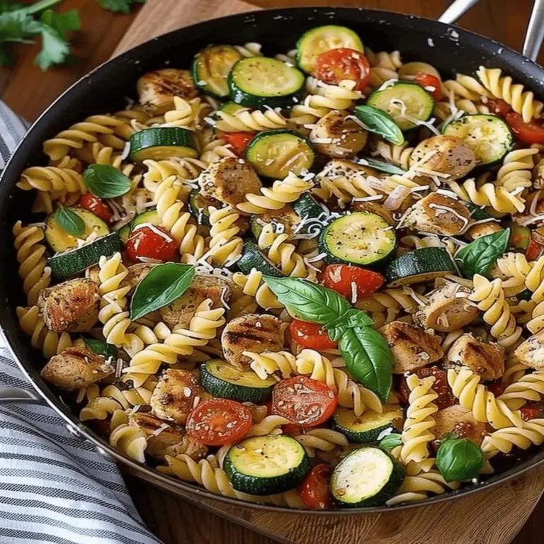 Chicken Zucchini Pasta Skillet