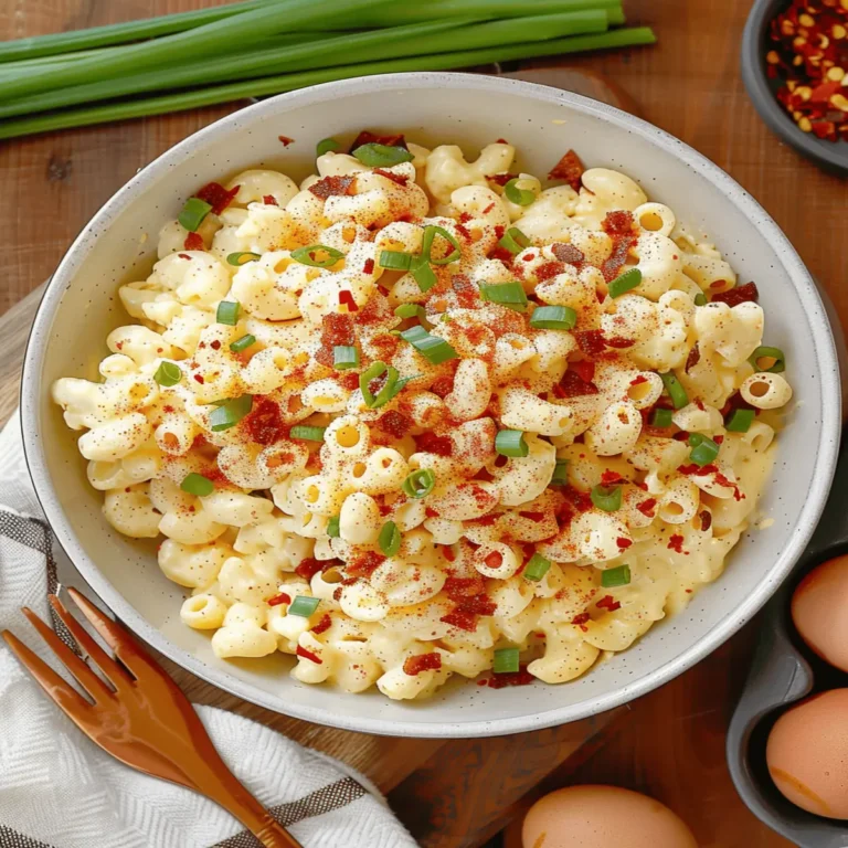 Creamy Deviled Egg Pasta Salad