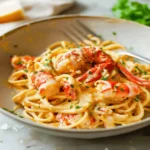 Creamy Lobster Curry Pasta