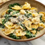 Creamy Tortellini with Spinach