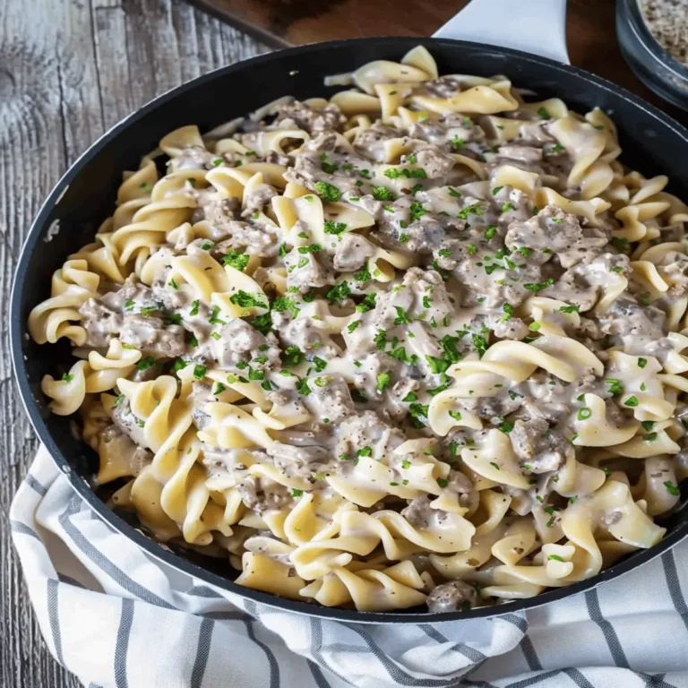 Ground Beef Stroganoff