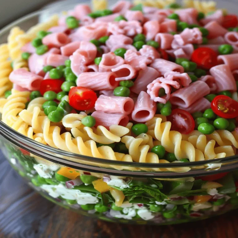 Layered Pasta Salad