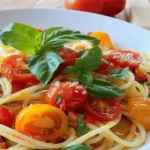 Pasta with Roasted Cherry Tomatoes