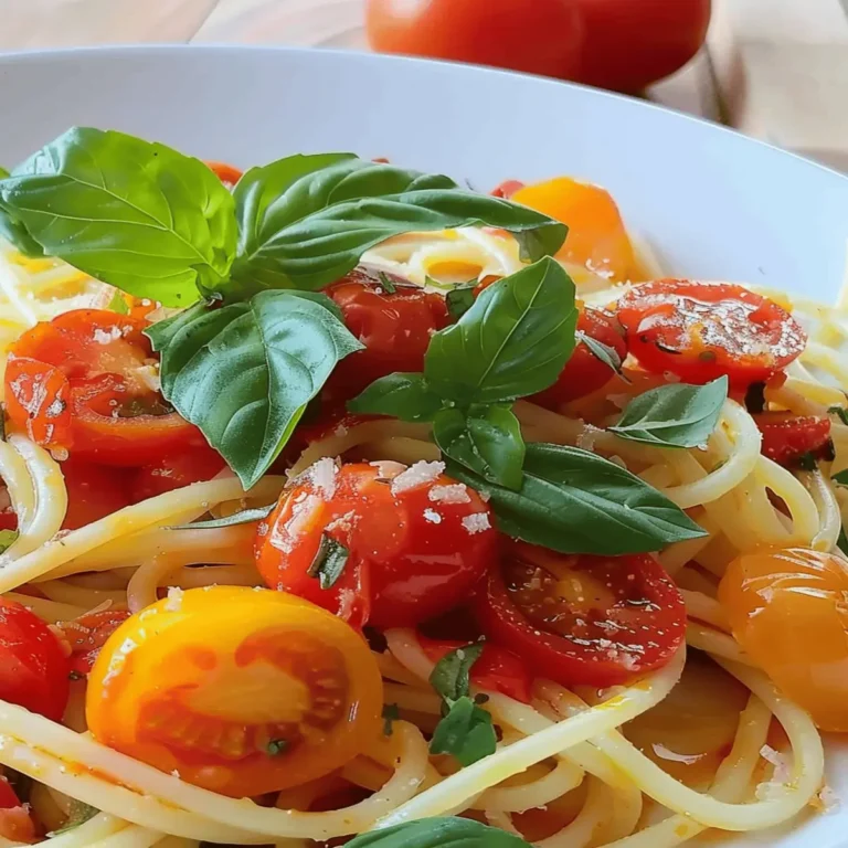 Pasta with Roasted Cherry Tomatoes