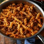 Beef Pasta Skillet