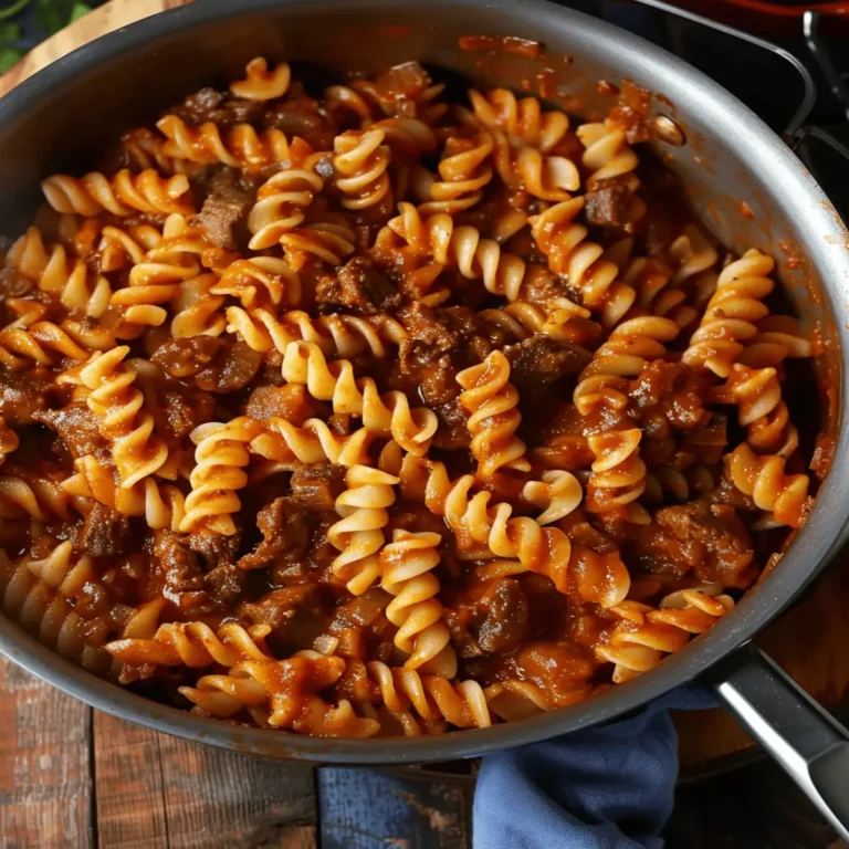 Beef Pasta Skillet