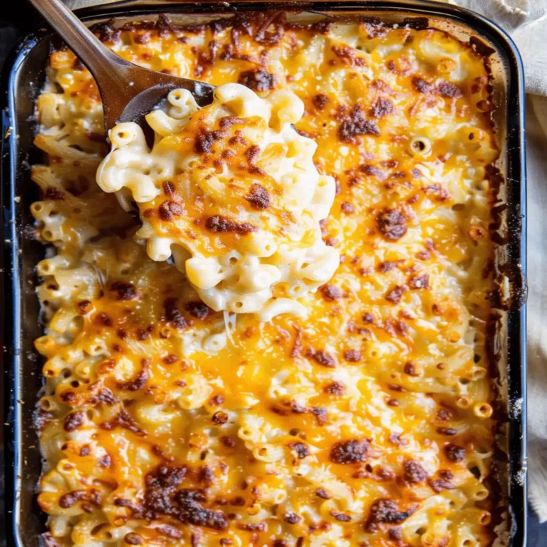 CREAMY BAKED MAC AND CHEESE