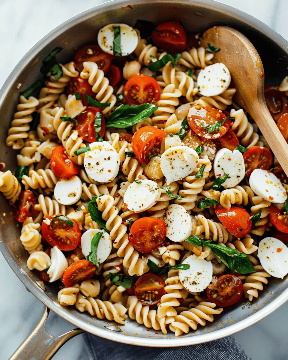 Caprese Pasta Salad: A Fresh and Easy Twist for Any Meal