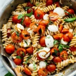 Caprese Pasta Salad with Balsamic Glaze