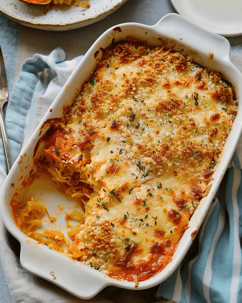 Cheesy Baked Spaghetti Squash: A Delightfully Easy Comfort Dish