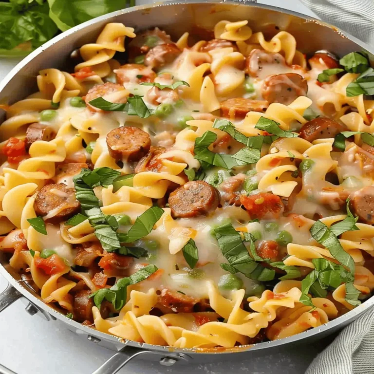 Cheesy Sausage Pasta