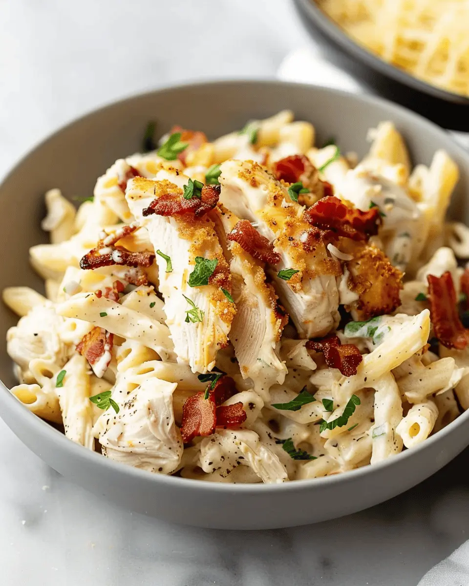 Chicken Bacon Ranch Pasta: Easy Turkey Bacon Twist for Comfort Food