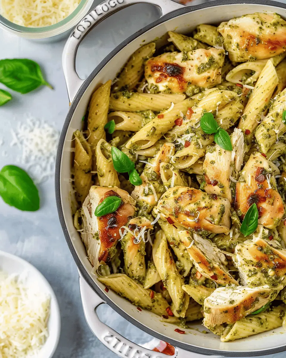 Chicken Pesto Pasta: A Quick and Easy Homemade Delight