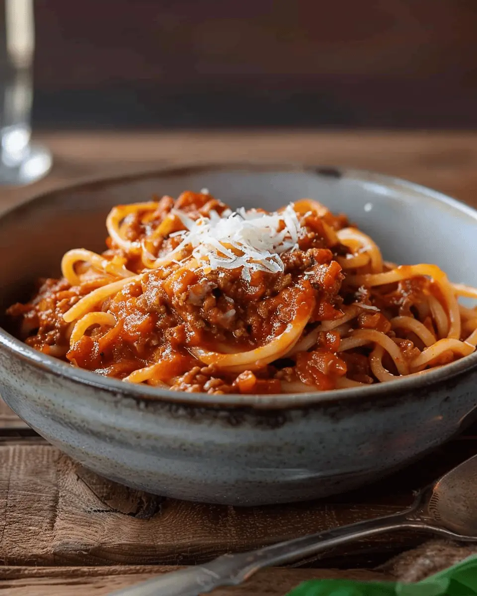 Classic Bolognese Sauce: A Flavorful Twist with Turkey Bacon