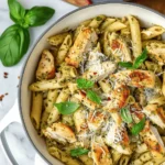 Creamy Chicken Pesto Pasta