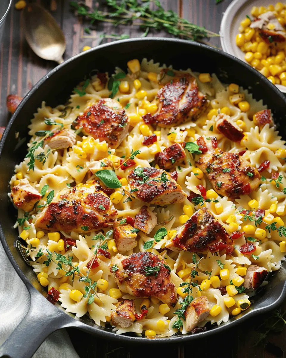 Creamy Chicken and Corn Pasta: The Best Comforting Recipe Upgrade