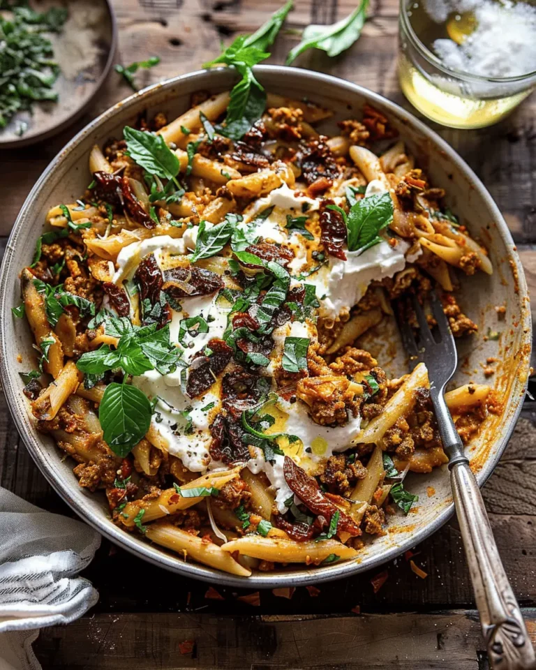 Creamy Sun-Dried Tomato and Ricotta