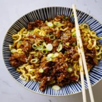 Honey Soy Crispy Beef and Noodles