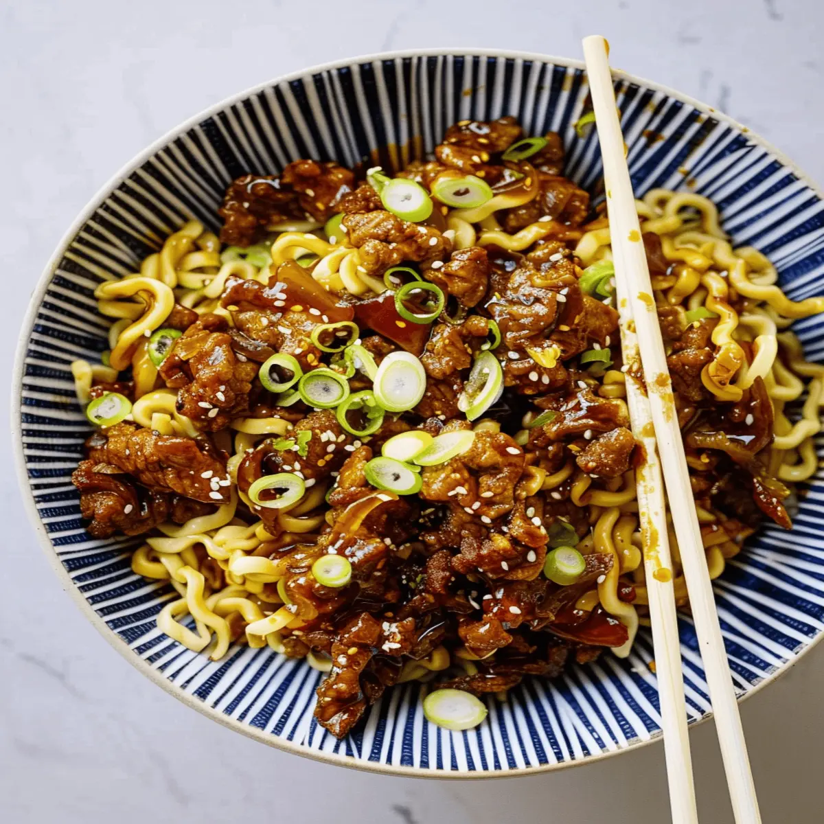 Honey Soy Crispy Beef and Noodles: Irresistibly Savory Delight
