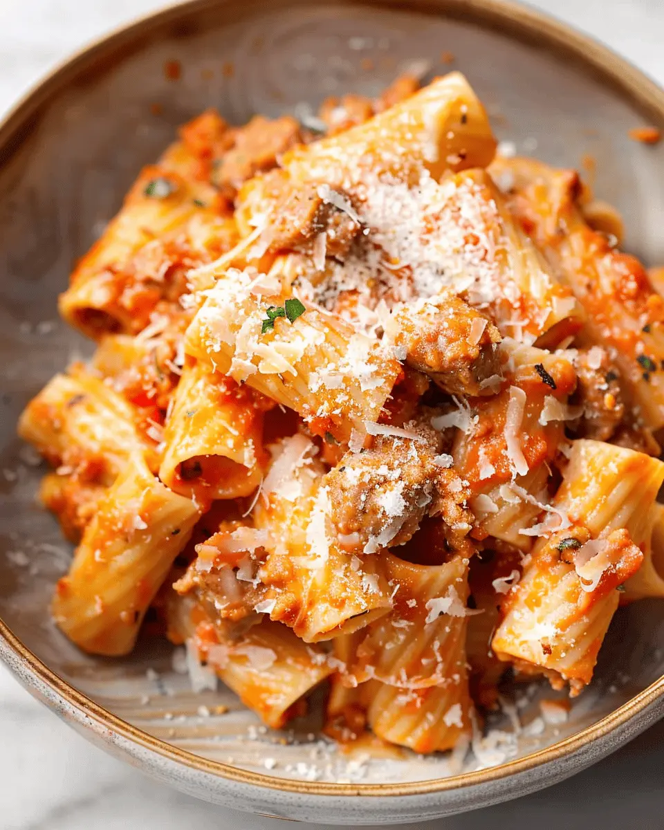 Italian Sausage Rigatoni Pasta: An Easy Comfort Food Delight