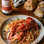 Lobster Spaghetti with Chili Breadcrumbs