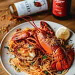 Lobster Spaghetti with Chili Breadcrumbs
