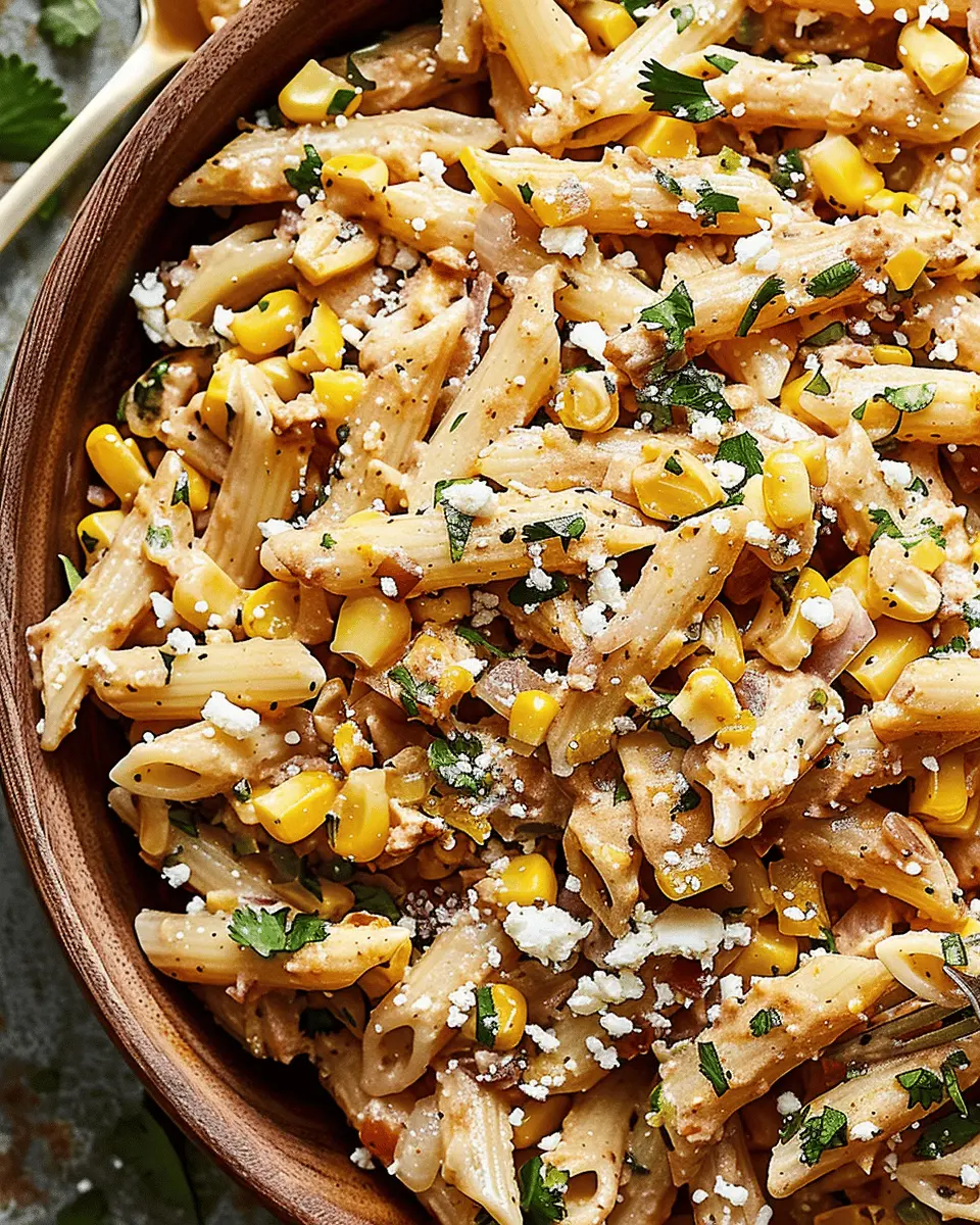 Mexican Street Corn Pasta Salad: A Flavorful Twist with Turkey Bacon