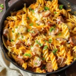 ONe Pot Cheesy Sausage Pasta