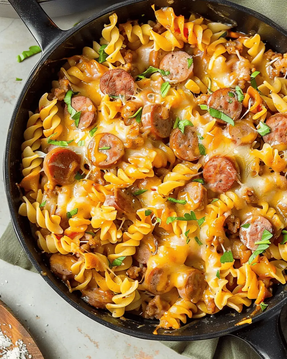 One Pot Cheesy Sausage Pasta: The Easy Dinner You’ll Love