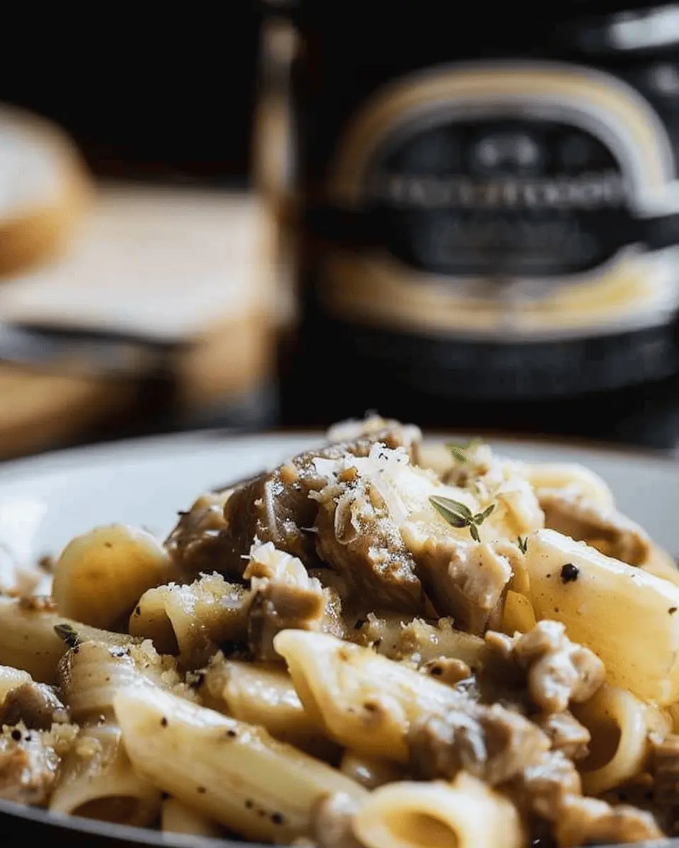 Pasta alla Norcina: Indulgent Recipe with Turkey Bacon and Chicken Ham