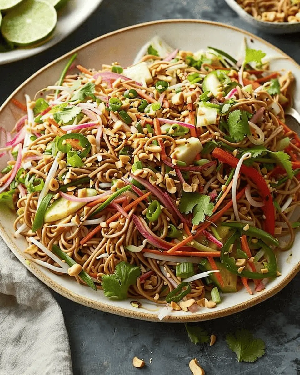 Spicy Peanut Soba Noodle Salad: Easy, Flavorful Comfort Food