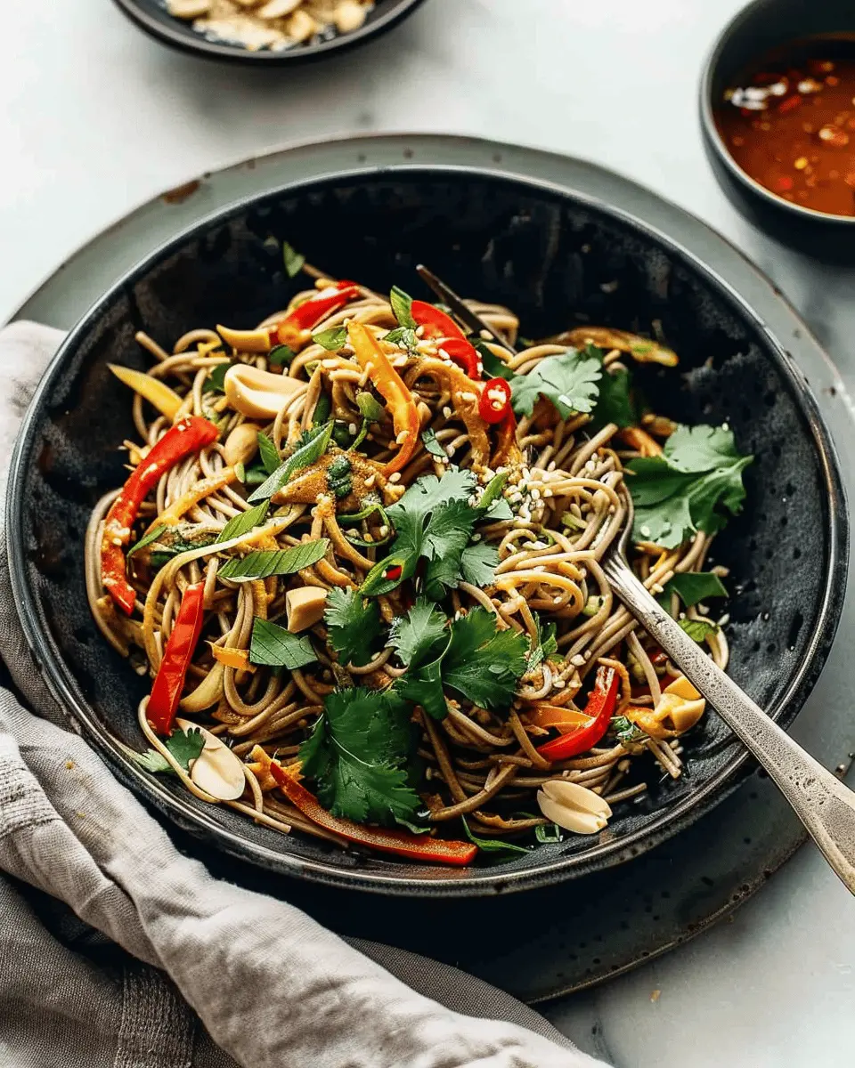 Spicy Peanut Soba Noodle Salad: The Best Easy Recipe for Home Chefs
