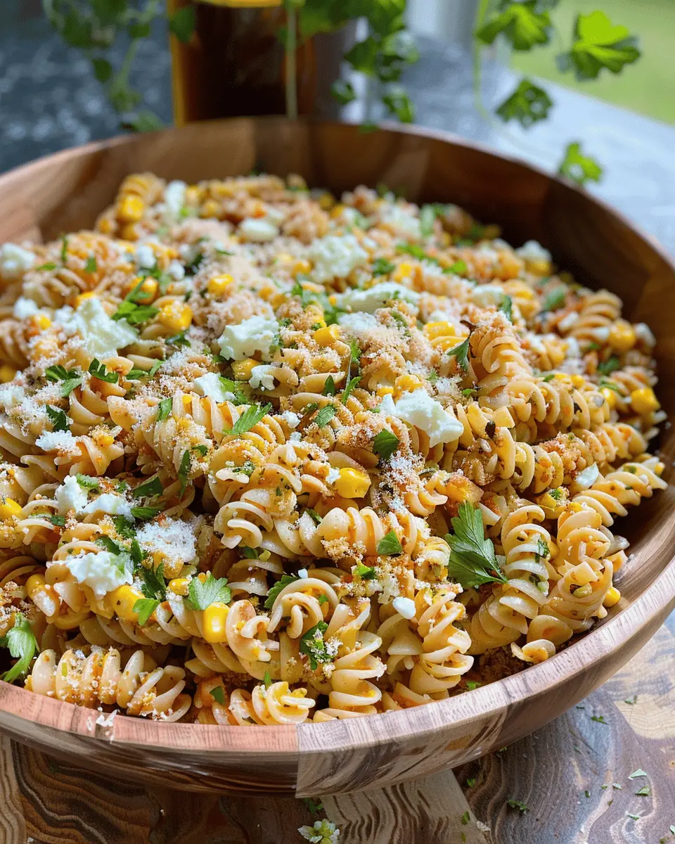 Street Corn Pasta Salad: Easy and Flavorful Summer Delight