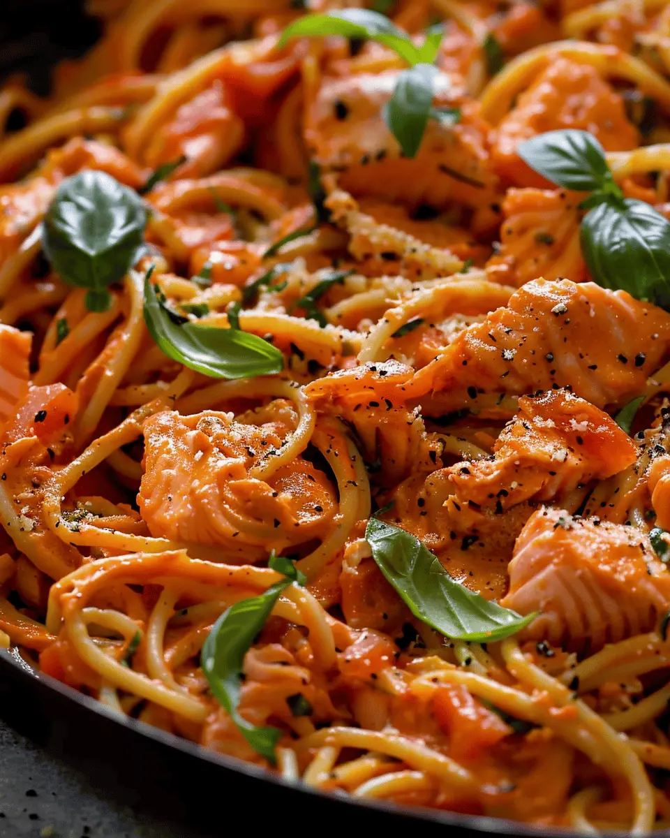 Tomato Basil Salmon Pasta: Easy, Fresh, and Flavorful Dinner Delight