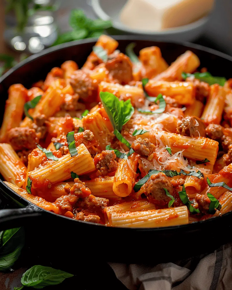 Italian Sausage Rigatoni Pasta: Easy Comfort Food for Everyone