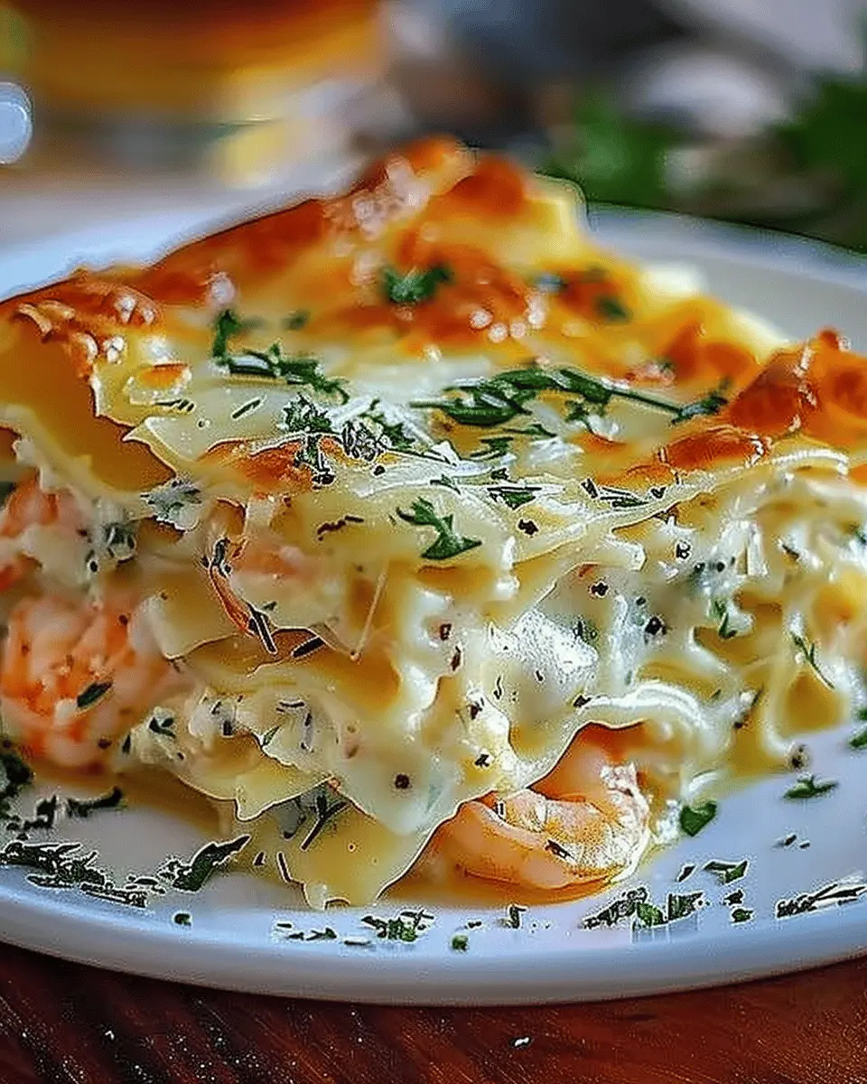 Garlic Butter Shrimp Scampi Lasagna: A Deliciously Easy Dinner