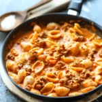 Creamy Beef and Shells