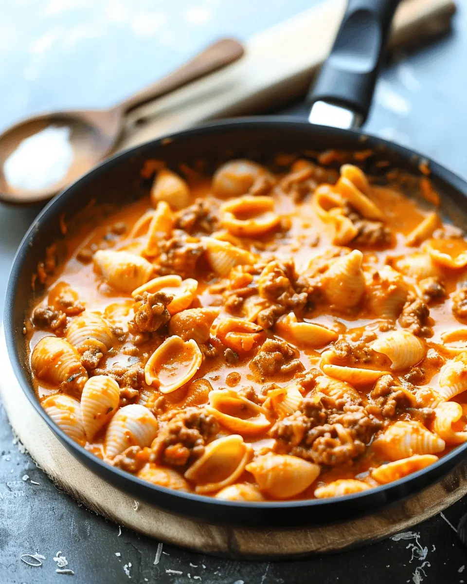 Creamy Beef and Shells: Easy Comfort Food for Any Night