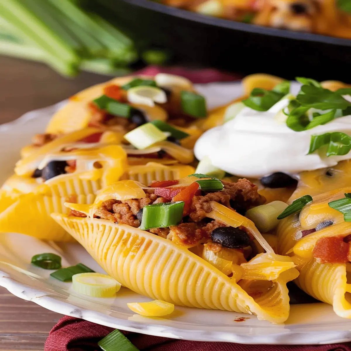 Cheesy Taco Stuffed Pasta: An Easy Family Favorite Delight