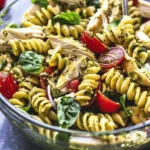 chicken pesto pasta salad