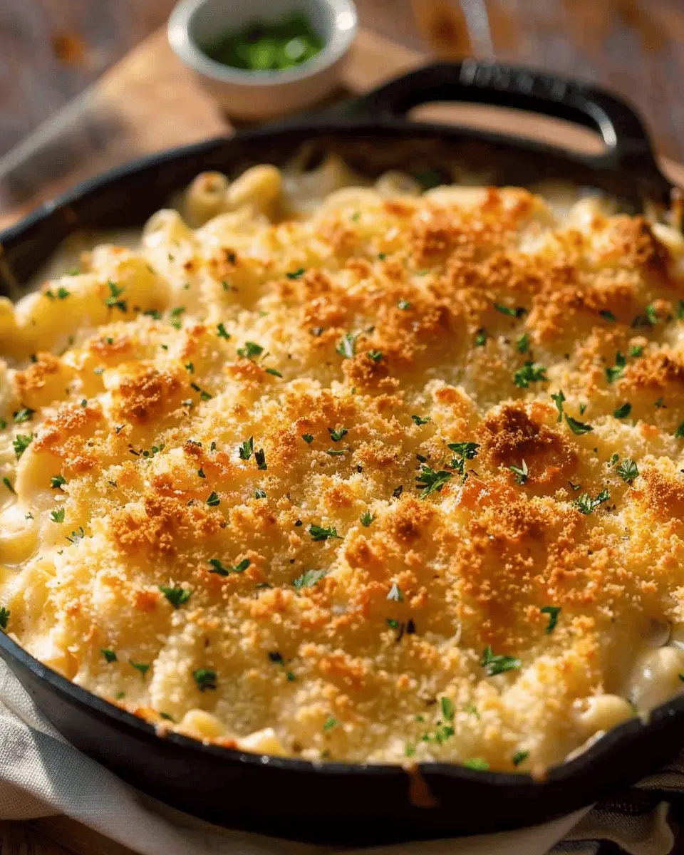 Creamy Baked Mac and Cheese with Turkey Bacon: The Ultimate Comfort Food