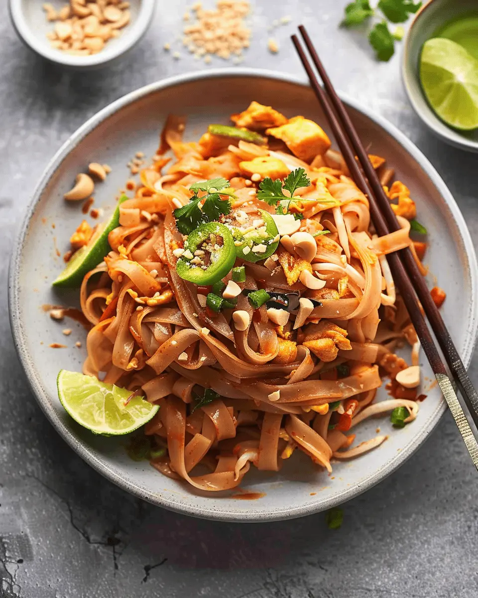 Garlic Butter Chicken Pad Thai: Easy Indulgence for Food Lovers