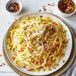 Spicy Corn Carbonara