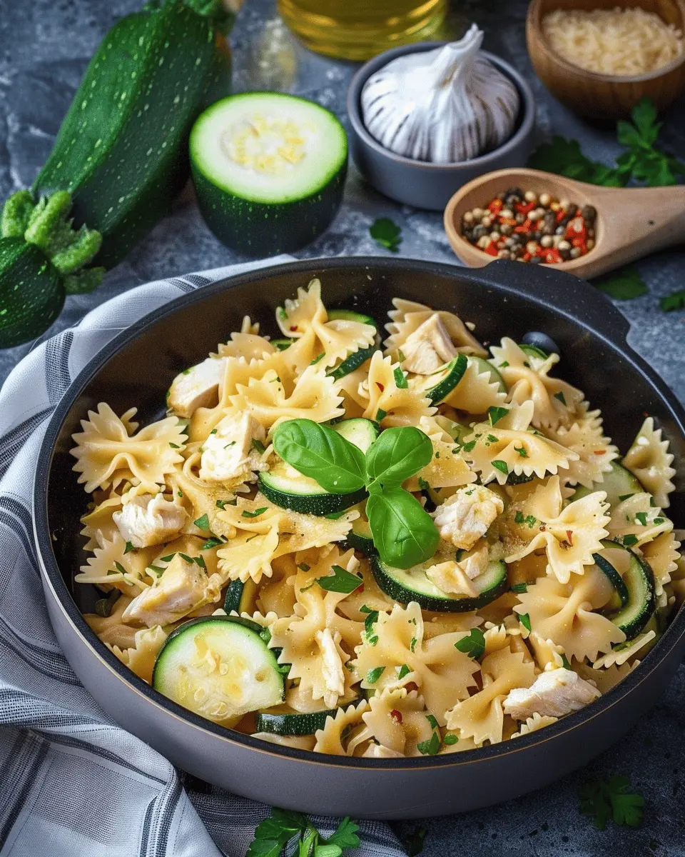 Chicken Zucchini Pasta: Easy & Flavorful Weeknight Delight