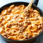Creamy Beef pasta