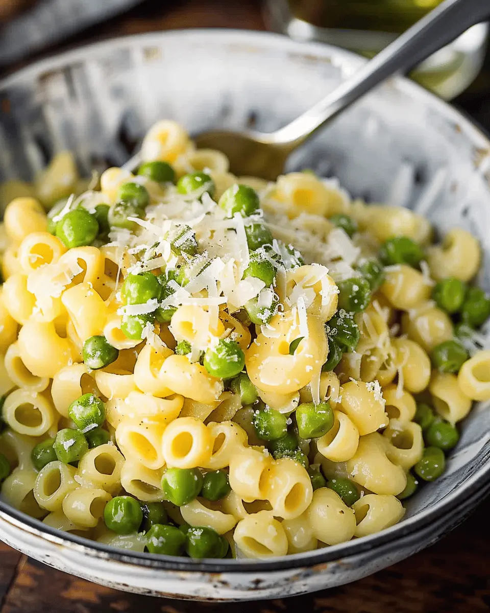 Pasta e Piselli: Easy Comfort Dish with Turkey Bacon Delight