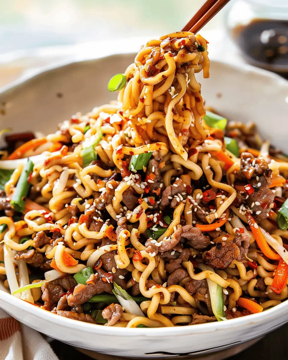 Hoisin Beef Noodles: A Quick and Easy Delight at Home