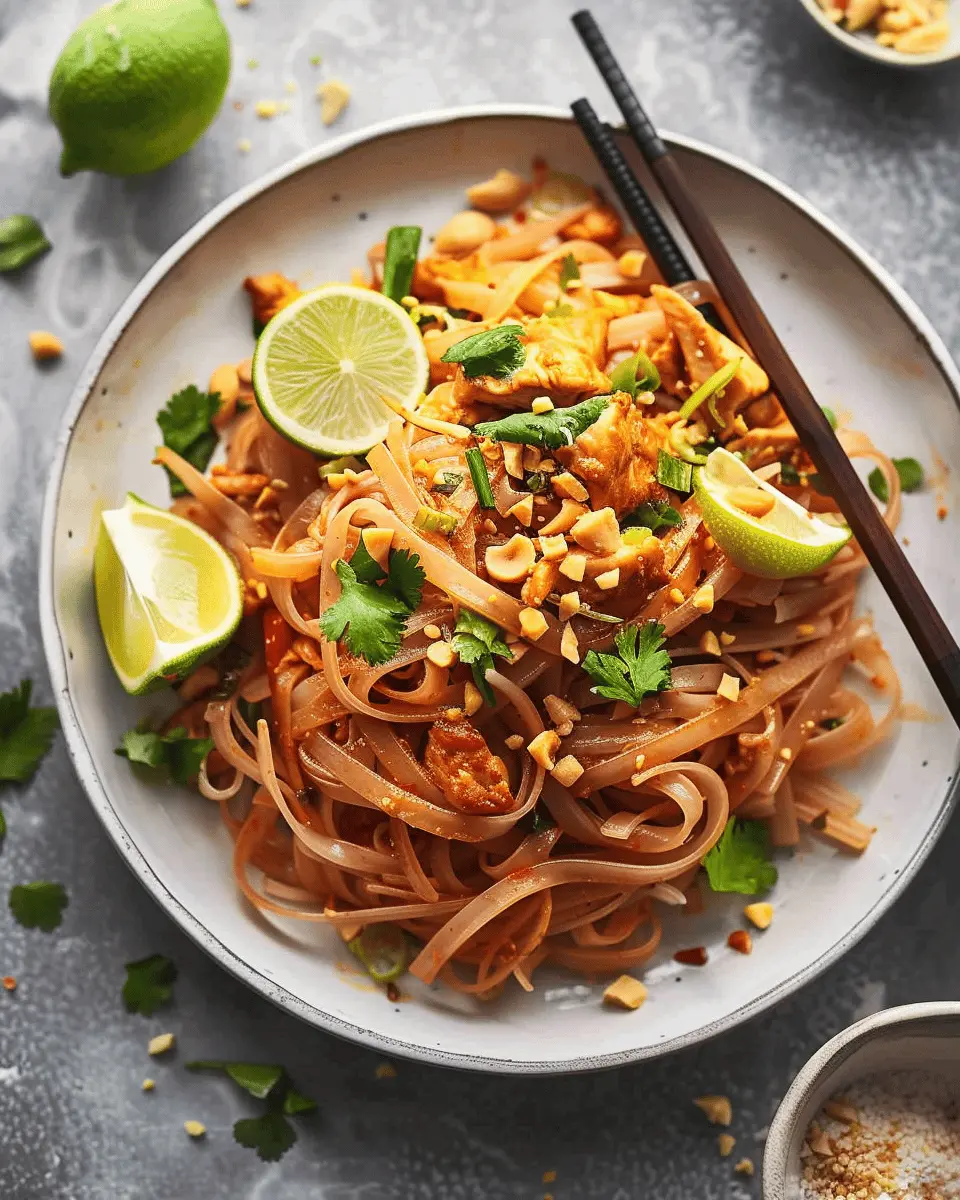 Garlic Butter Chicken Pad Thai: The Best Comfort Meal at Home
