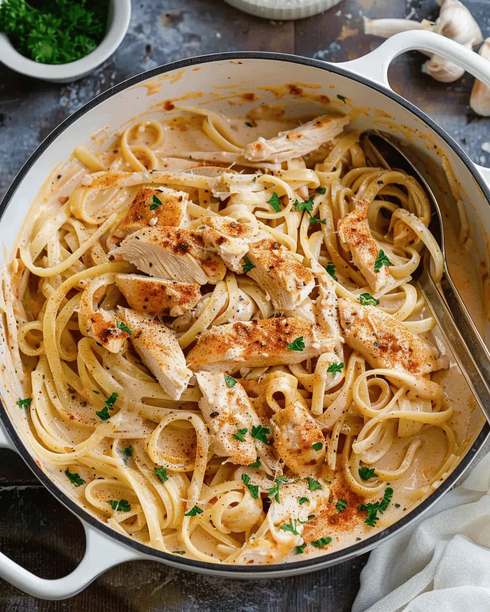 Creamy Cajun Chicken Pasta with Turkey Bacon: A Comforting Delight